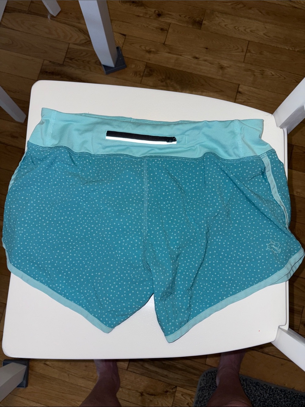 Rabbit running shorts Light Teal Women's Athletic Shorts size small - Picture 4 of 6